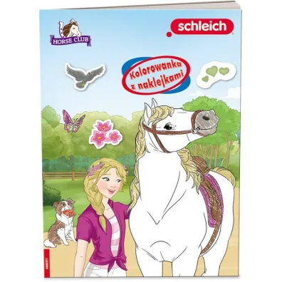 Kolorowanka z naklejkami. Schleich Horse Club