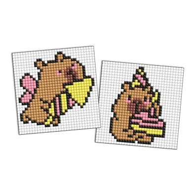 Diamentowa mozaika na magnes - Kapibara 1 9x9cm Ideyka