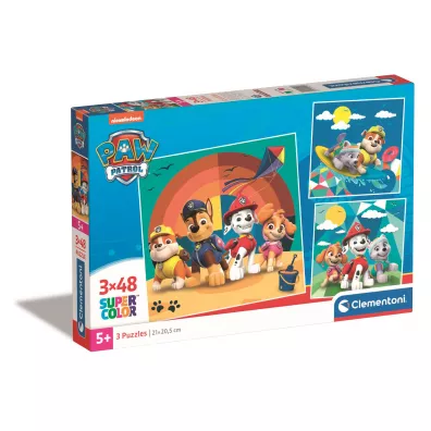 Puzzle 3x48 Super Kolor Psi Patrol Clementoni