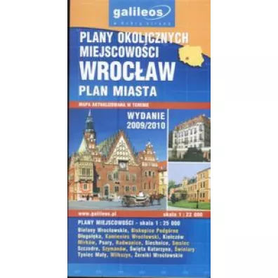 Plan miasta i okolic Wroc�aw 1:22 000