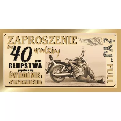 AbCard Zaproszenie Urodziny Z59 10 szt.