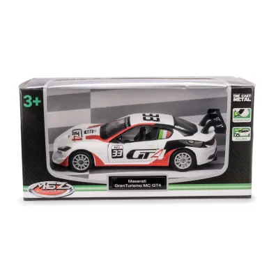 MSZ Maserati GranTurismo MC GT4 bia�y w skali 1:43 Daffi