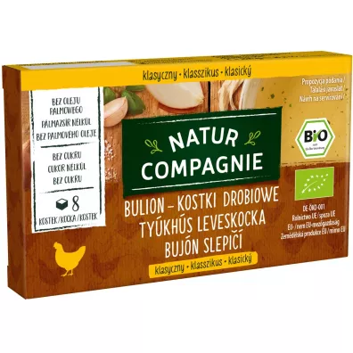 Natur Compagnie Bulion - kostki drobiowe bez dodatku cukr�w 8 x 11 g Bio
