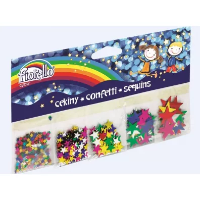 Fiorello Confetti cekiny gwiazdy mix 5x2g