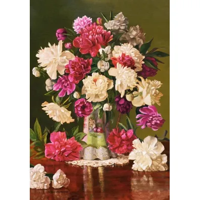 Puzzle 500 el. Beautiful Pheonies Castorland