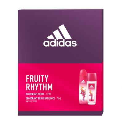 Adidas Fruity Rythm Dezodorant w sprayu 75ml + Dezodorant w sprayu 150ml