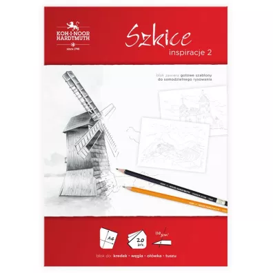Koh-I-Noor Blok Szkice - inspiracje 2 A4 20 kartek