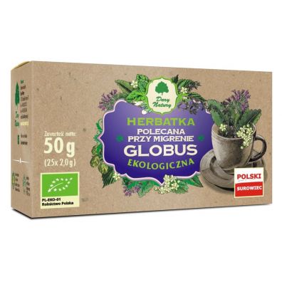 Dary Natury Herbatka Globus na migren 50 g Bio