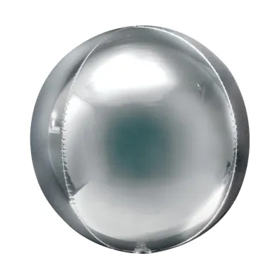 Amscan Balon foliowy kula srebrna 53x53cm
