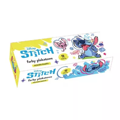 Beniamin Farby plakatowe 12 kolor�w Stitch