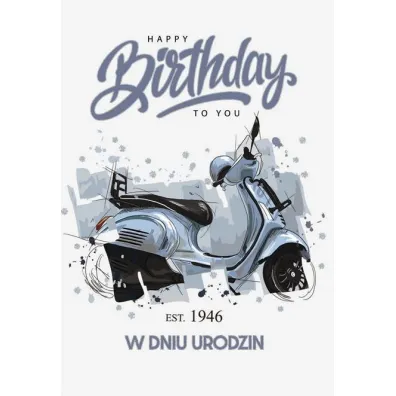 Trend Kartka okoliczno�ciowa Urodziny