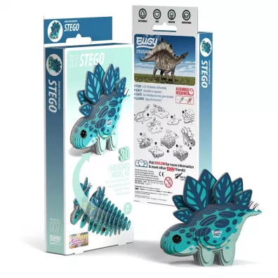 Dinozaur Stego Eugy. Eko Ukadanka 3D