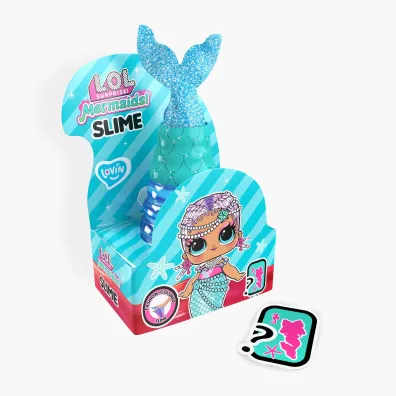 Slime Glutek Plastyczny L.O.L. Surprise! Syrenka Turkusowa 250ml Lovin