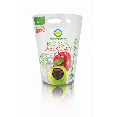Bio Food Sok jabłkowy 100% NFC tłoczony 1.5 l Bio