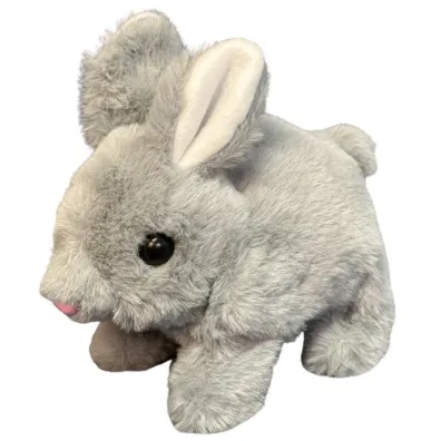 Maskotka Zaj�c Kr�lik szary 18cm LeanToys