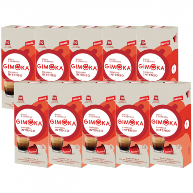 Gimoka Kawa kapsułki Intenso Nespresso Zestaw 10 x 10 szt.