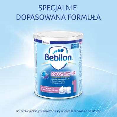 Bebilon Prosyneo HA 1 Mleko pocz�tkowe dla niemowl�t od urodzenia 400 g
