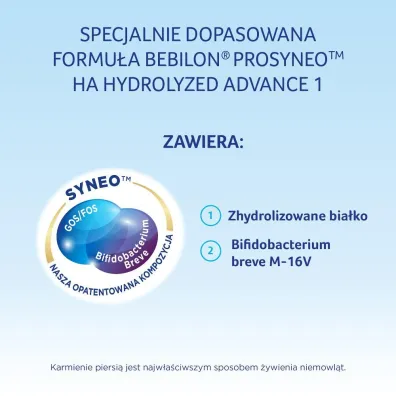 Bebilon Prosyneo HA 1 Mleko pocz�tkowe dla niemowl�t od urodzenia 400 g