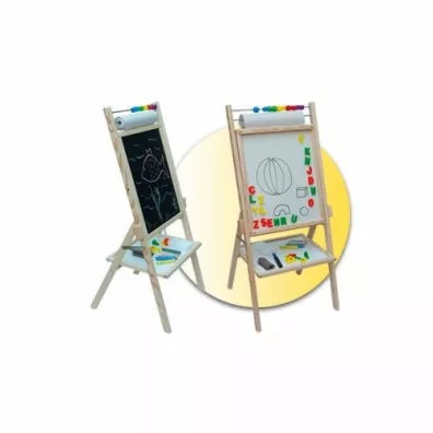 Tablica stoj�ca magnetyczno-kredowa akcesoria 90 cm