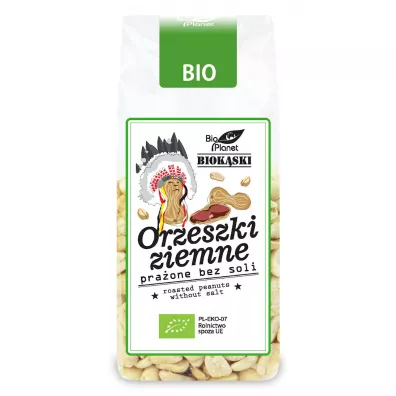 Bio Planet Orzeszki ziemne pra�one bez soli 150 g Bio