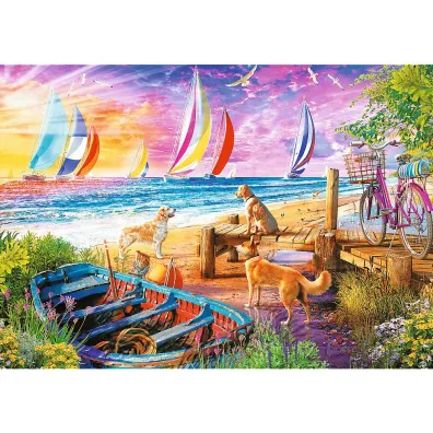 Puzzle 1000 el. Sailboats View Trefl