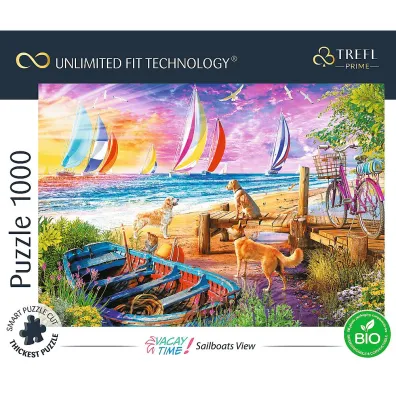 Puzzle 1000 el. Sailboats View Trefl