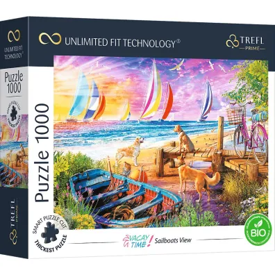 Puzzle 1000 el. Sailboats View Trefl