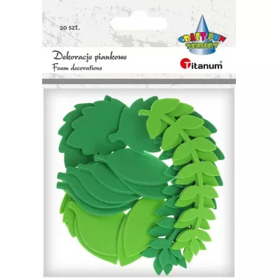 Titanum Naklejki piankowe li�cie paproci 27x85mm
