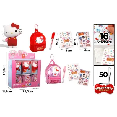 Mp Main Paper Zestaw do pisania etui miniplecak Hello Kitty MIX