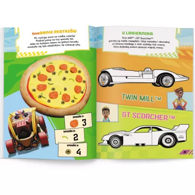 Hot Wheels. Let's race. Zadania do zmazywania