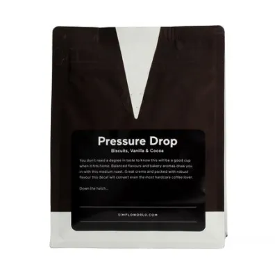 Simplo Kawa ziarnista bezkofeinowa Brazylia Pressure Drop Espresso 250 g