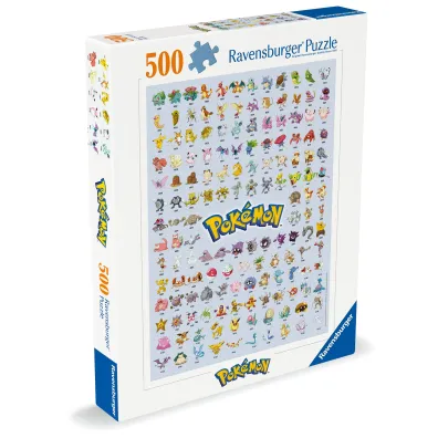 Puzzle 500 el. 2D 2D: Pokemon Postacie Ravensburger