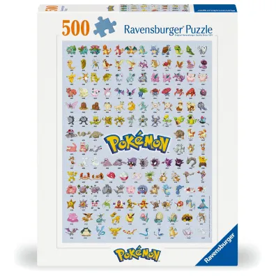 Puzzle 500 el. 2D 2D: Pokemon Postacie Ravensburger