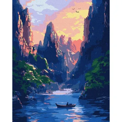 Ideyka Malowanie po numerach - Wielkie g�ry 40x50cm