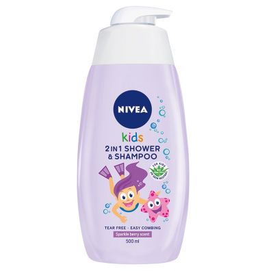 Nivea Żel do mycia ciała 2w1 o zapachu owocowych żelków Kids 500 ml