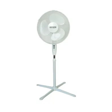 Volteno Wentylator podogowy biay 40cm podstawa krzyak