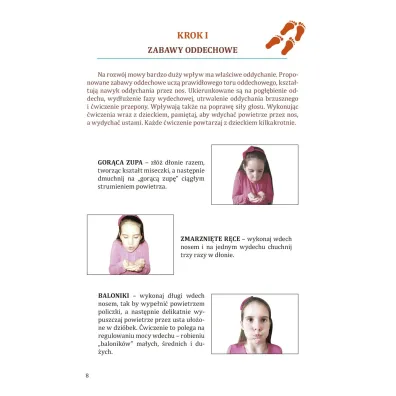 Krok po kroku Jak rozwija� mow� dziecka Materia�ydo terapii op�nionego rozwoju mowy dla rodzic�w i terapeut�w