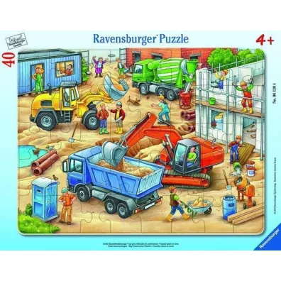 Puzzle 40 el. Wielkie pojazdy budowlane Ravensburger