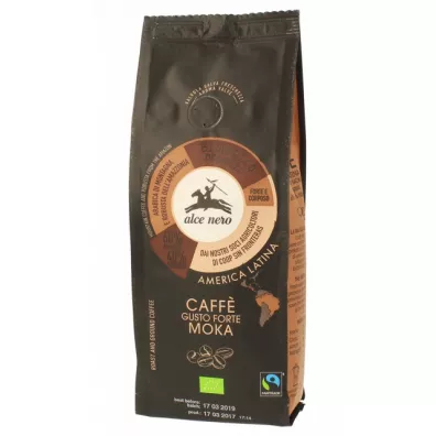 Alce Nero Kawa mielona arabica/robusta strong fair trade 250 g Bio