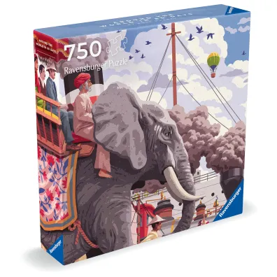 Puzzle 750 el. Art&Soul Dooko�a �wiata w 80 dni Ravensburger