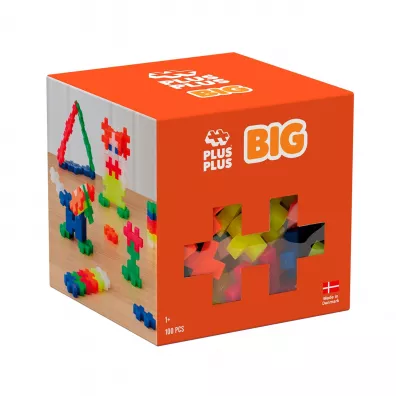 Klocki Plus-Plus Big Zestaw W Kolorach Neon 100el