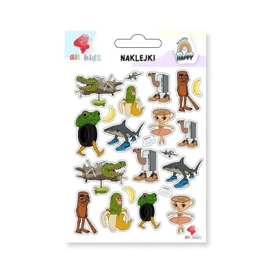 All4Kids Naklejki dla dzieci Brainrot Ballerina Cappuccina