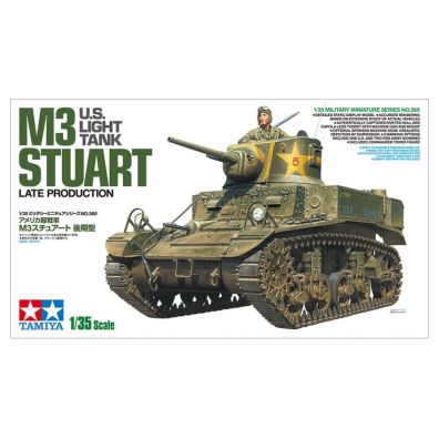 Model plastikowy Lekki czog amerykaski M3 Stuart pna produkcja Tamiya