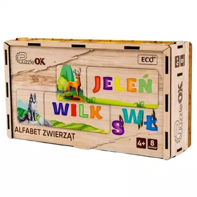 Puzzle alfabet zwierzat PuzzleOK