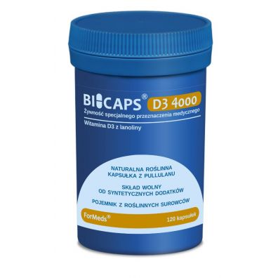 Formeds Bicaps D3 4000 Suplement diety 120 kaps.