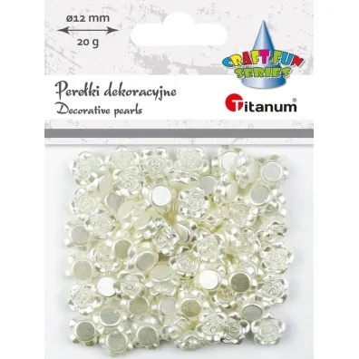 Titanum Koraliki pere�ki plastikowe r�e 10mm, 20g