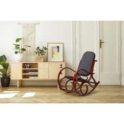 Modernhome Fotel bujany na p�ozach bujak na biegunach