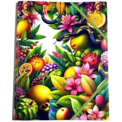 Fresh Teczka A4+ plastikowa z gumk� D�ungla