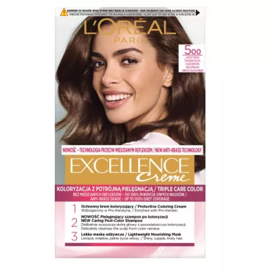 LOreal Paris Excellence Creme farba do w�os�w 5 Jasny Br�z