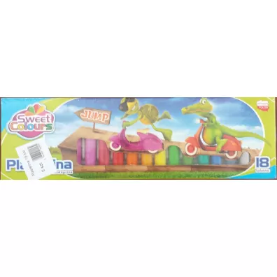 Koma-Plast Plastelina zmywalna 18 szt.